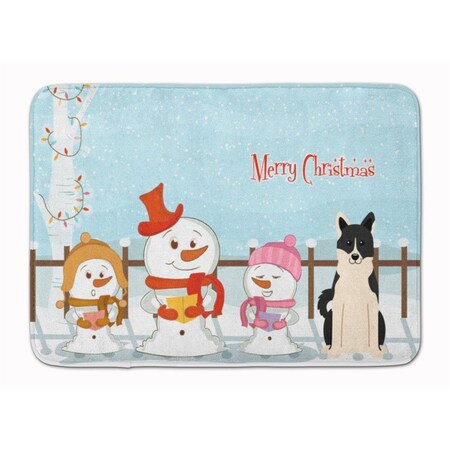 Carolines Treasures Christmas Russo-European Laika Spitz Machine Washable Memory Foam Mat BB2360RUG